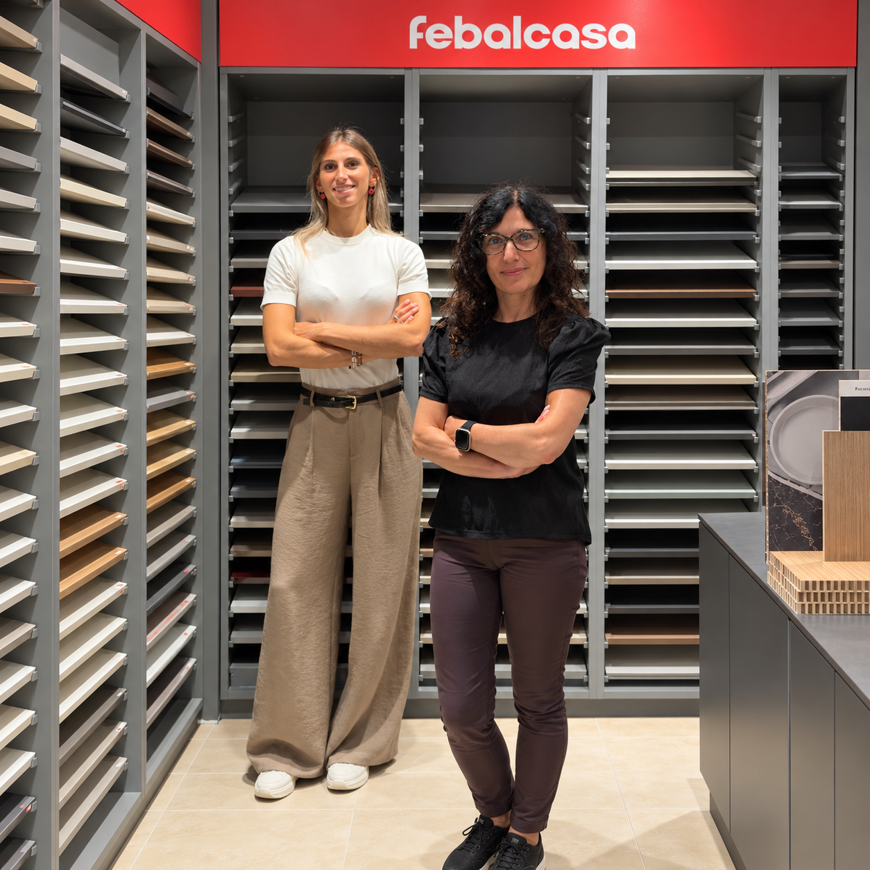 Designer dello showroom Febal Casa Varese